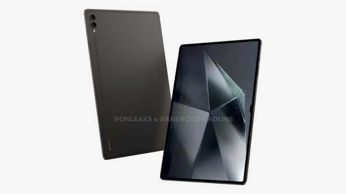 D'après ces images supposées de la Galaxy Tab S10 Ultra, la prochaine tablette Samsung haut de gamme n'apportera aucun changement esthétique majeur. © Android Headlines/@OnLeaks