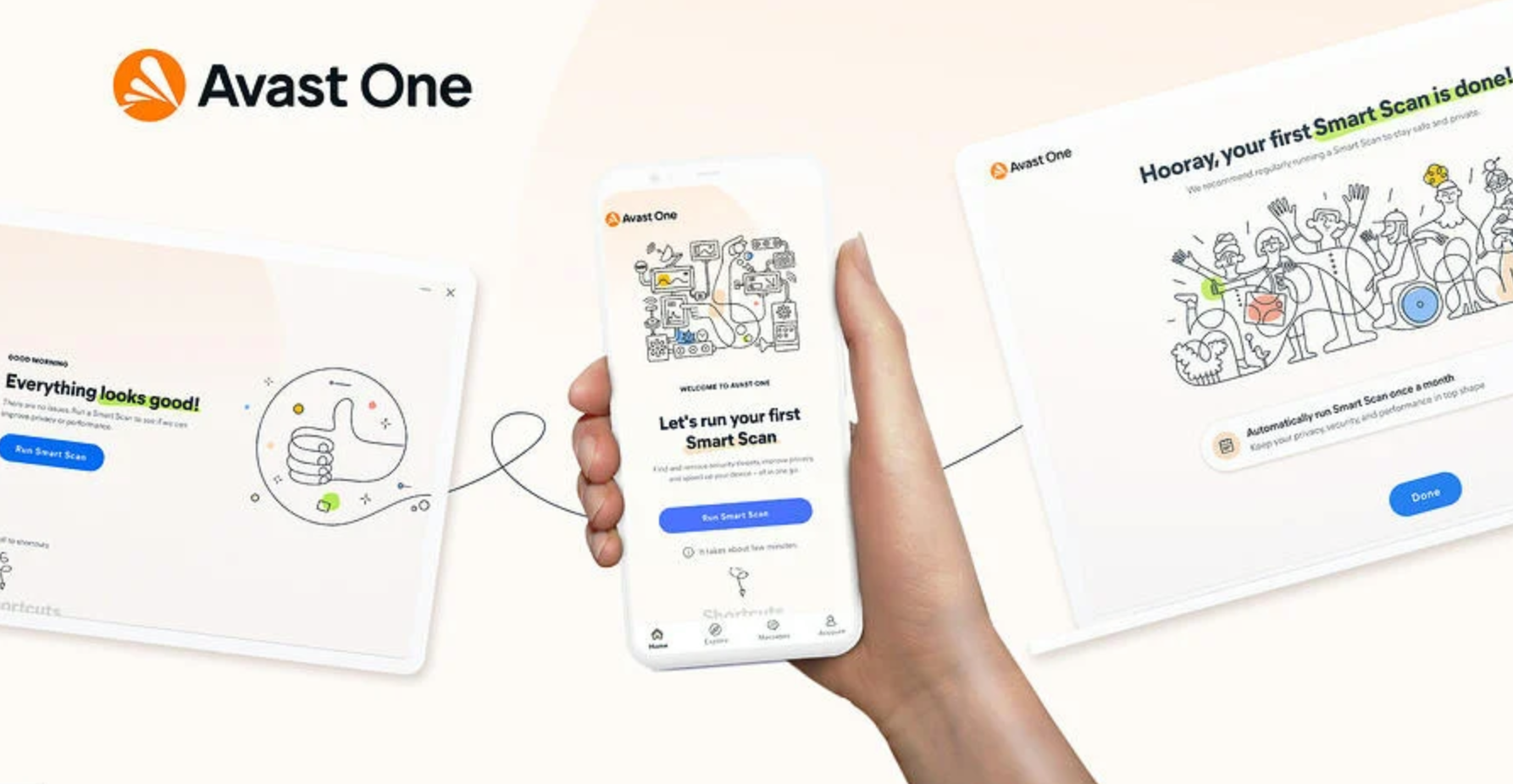 Sur ordinateur ou smartphone, comptez sur Avast One.