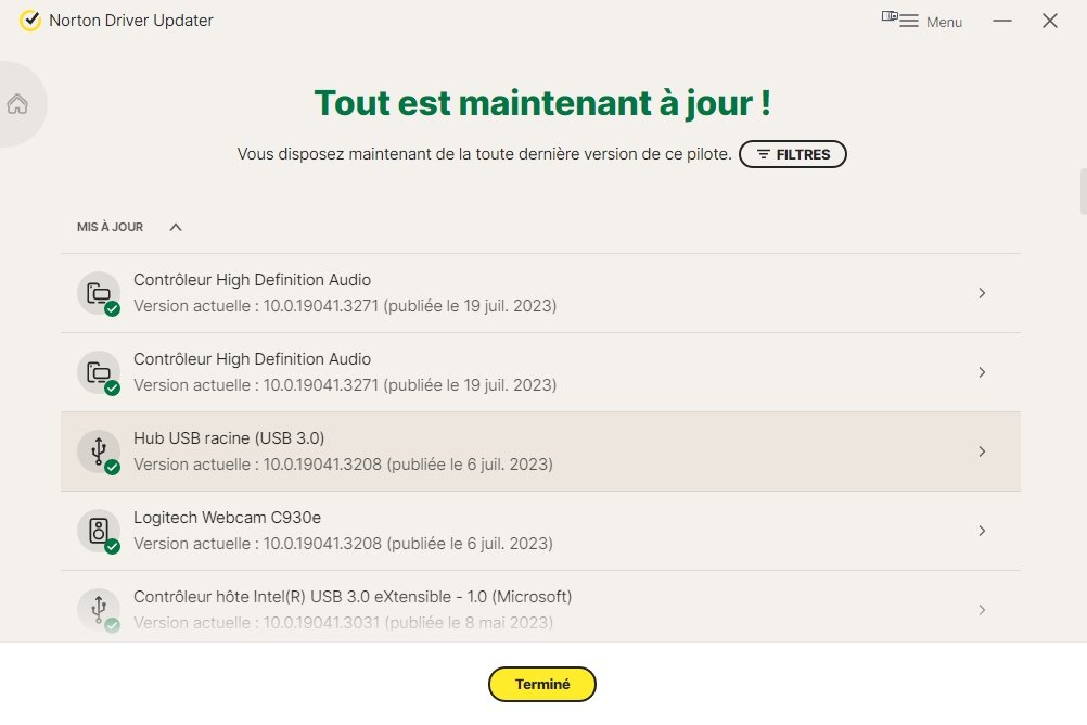 Norton Driver Updater - mise à jour