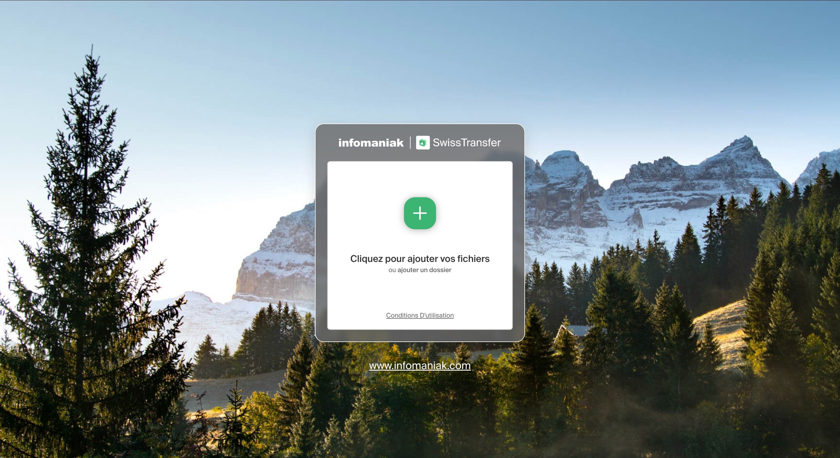 Swiss Transfer pour partager des fichiers volumineux - Avis Clubic ©Infomaniak