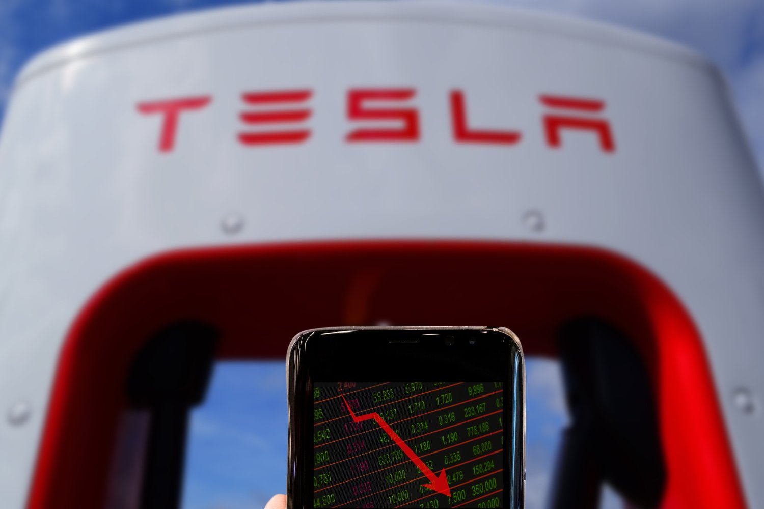Le début d'année de Tesla est plutôt compliqué. © No-Mad / Shutterstock