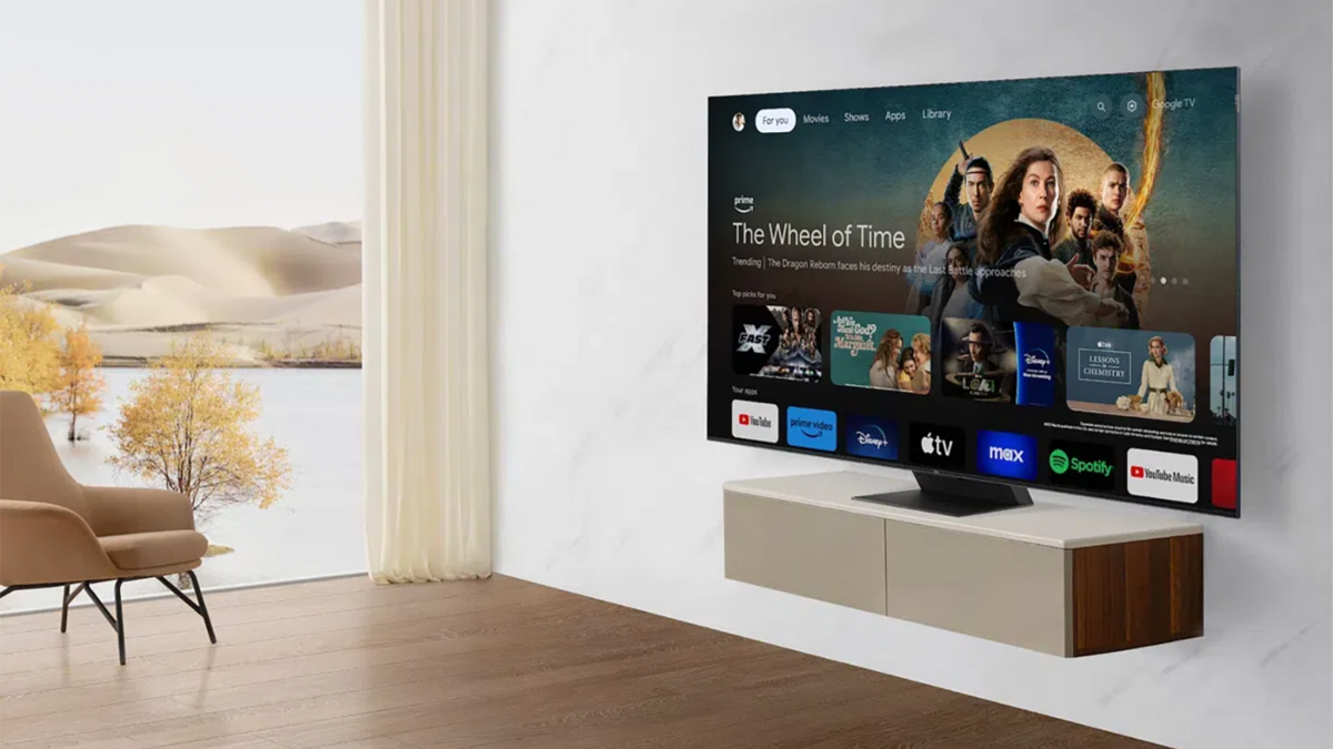 L'interface du Google TV est sans doute la plus complète et intuitive du marché © TCL