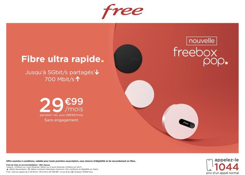 Freebox Pop campagne