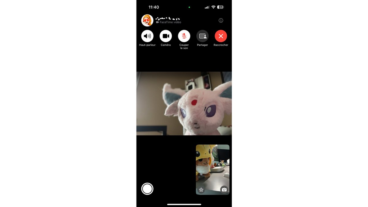 Appel vidéo FaceTime © Clubic