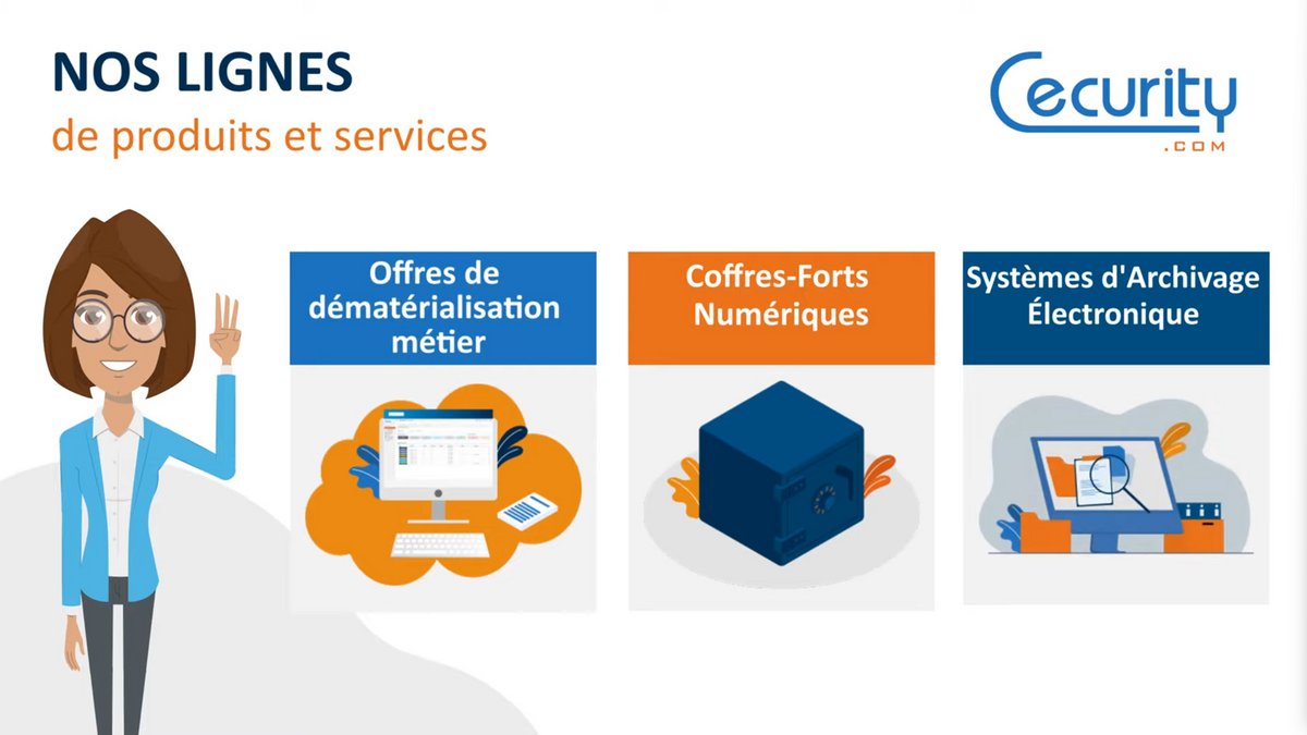 Cecurity propose différents produits et services de numérisation - © Cecurity