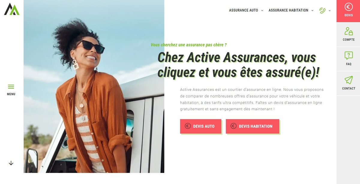 Assurance auto et habitation pas chère - Active Assurance