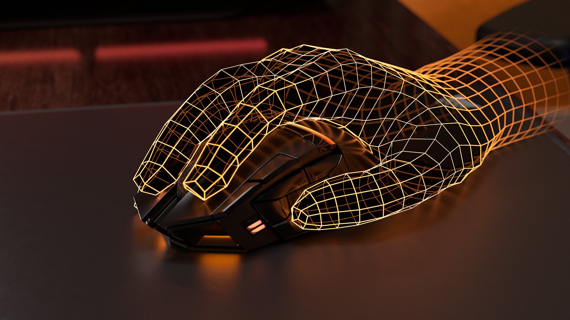 « Est-ce que la souris, elle tient dans la main ? » © Corsair