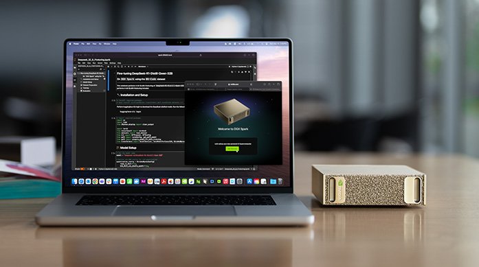 NVIDIA DGX Spark et Mac - © NVIDIA