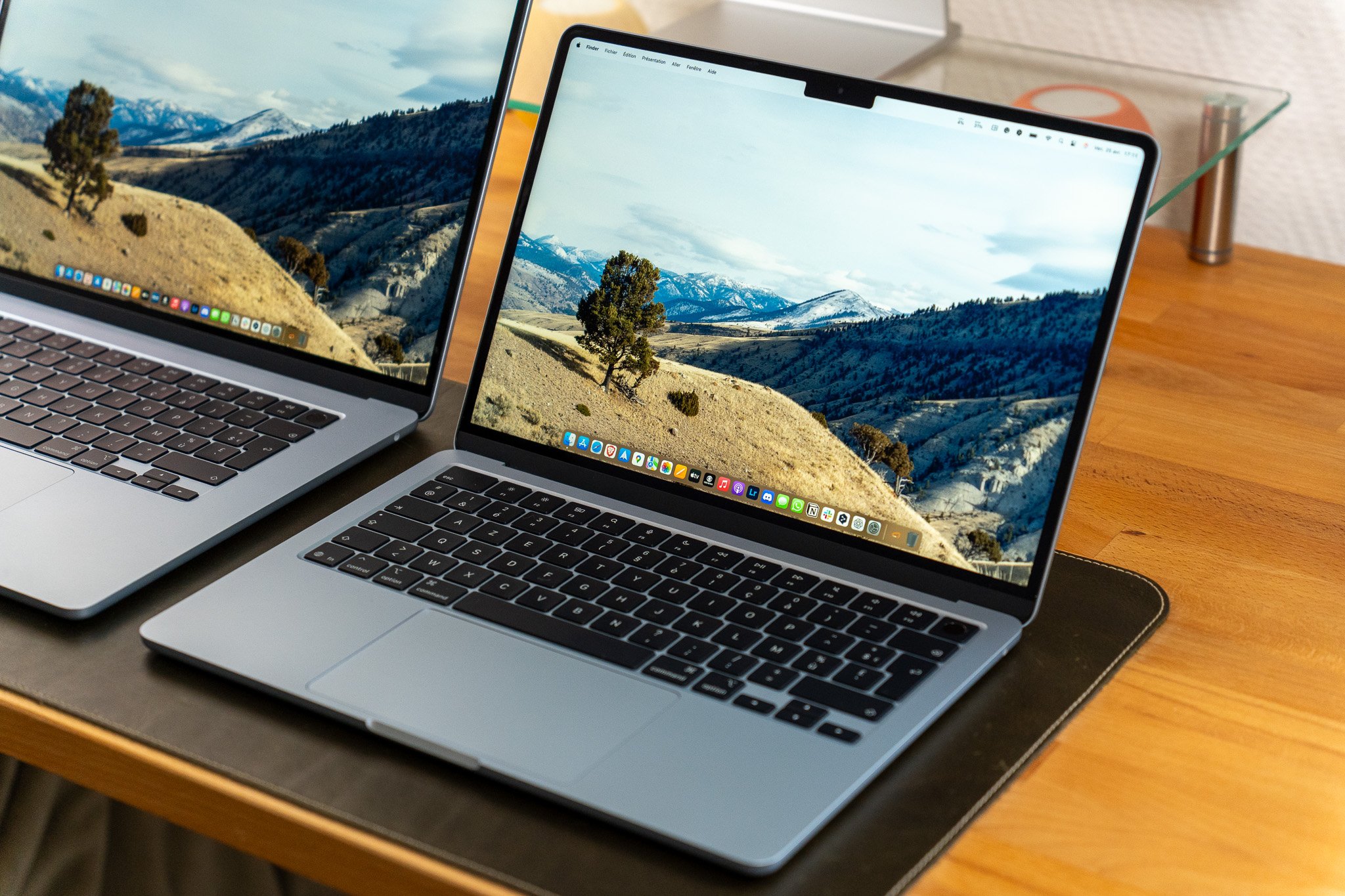 Le MacBook Air et son écran IPS de 13,6 pouces actuel. © Nathan Le Gohlisse pour Clubic