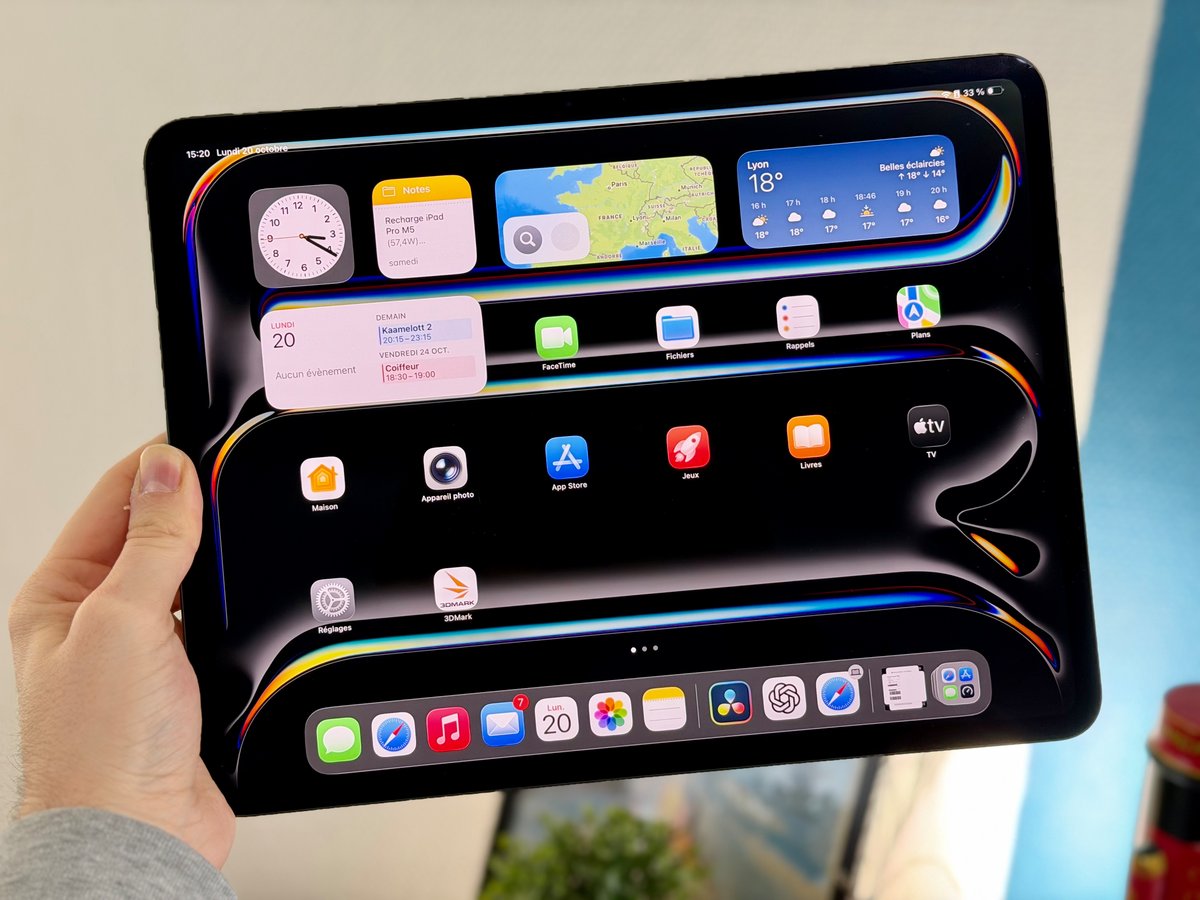 Un écran OLED somptueux pour l'iPad Pro M5 ©Mathieu Grumiaux pour Clubic