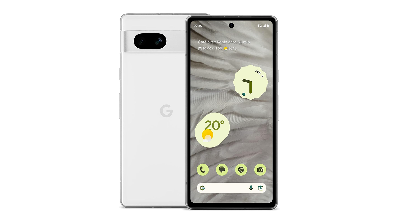 Le Google Pixel 7a est doté d'un écran OLED de 6,1" et affiche 1080 x 2400 pixels à 90 Hz
