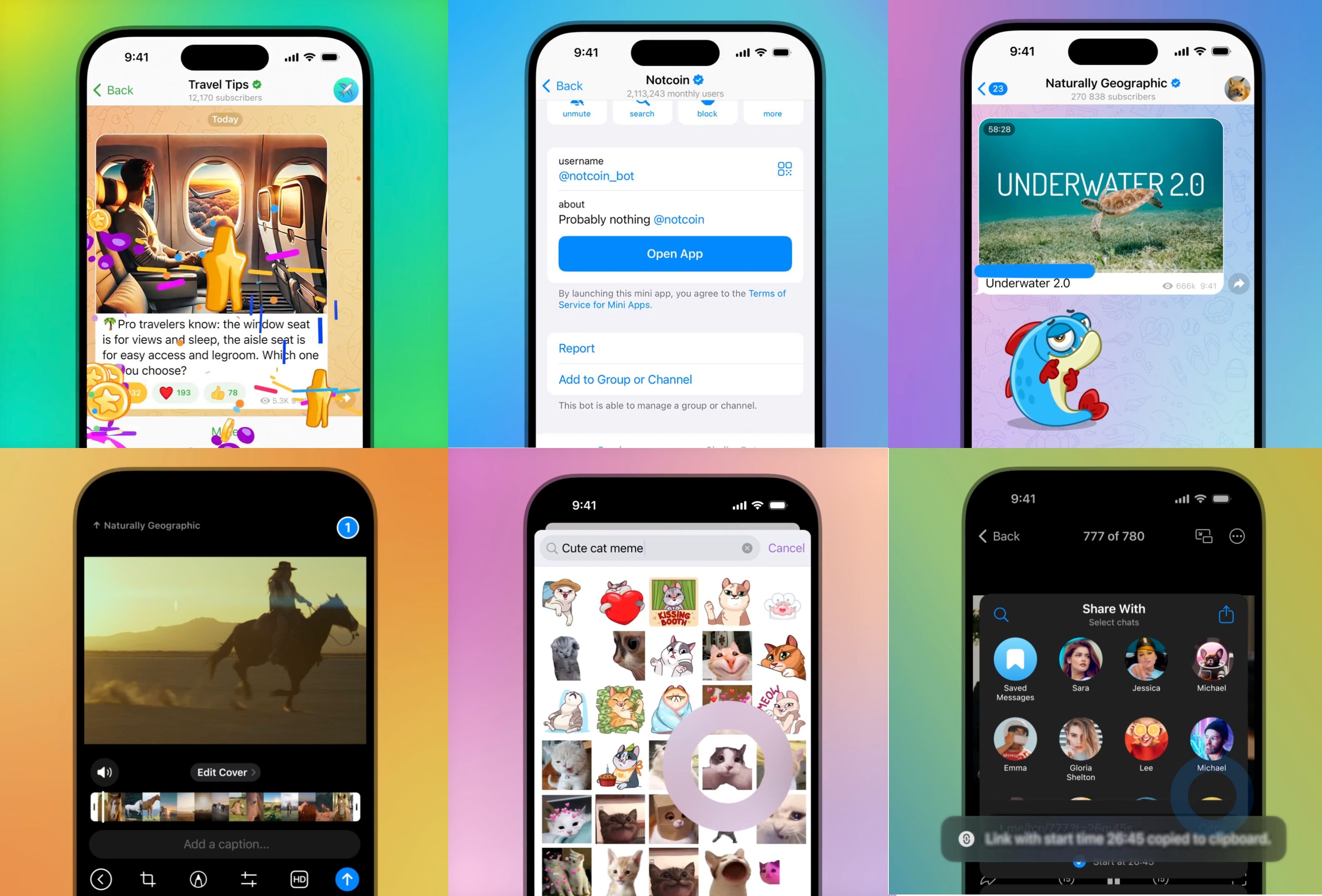De nombreuses avancées dévoilées © Telegram