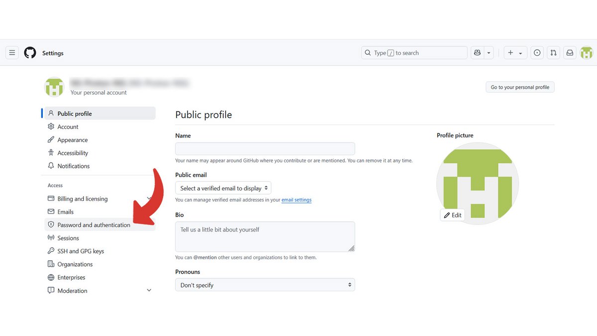 Password and authentication GitHub © Pascale Duc pour Clubic