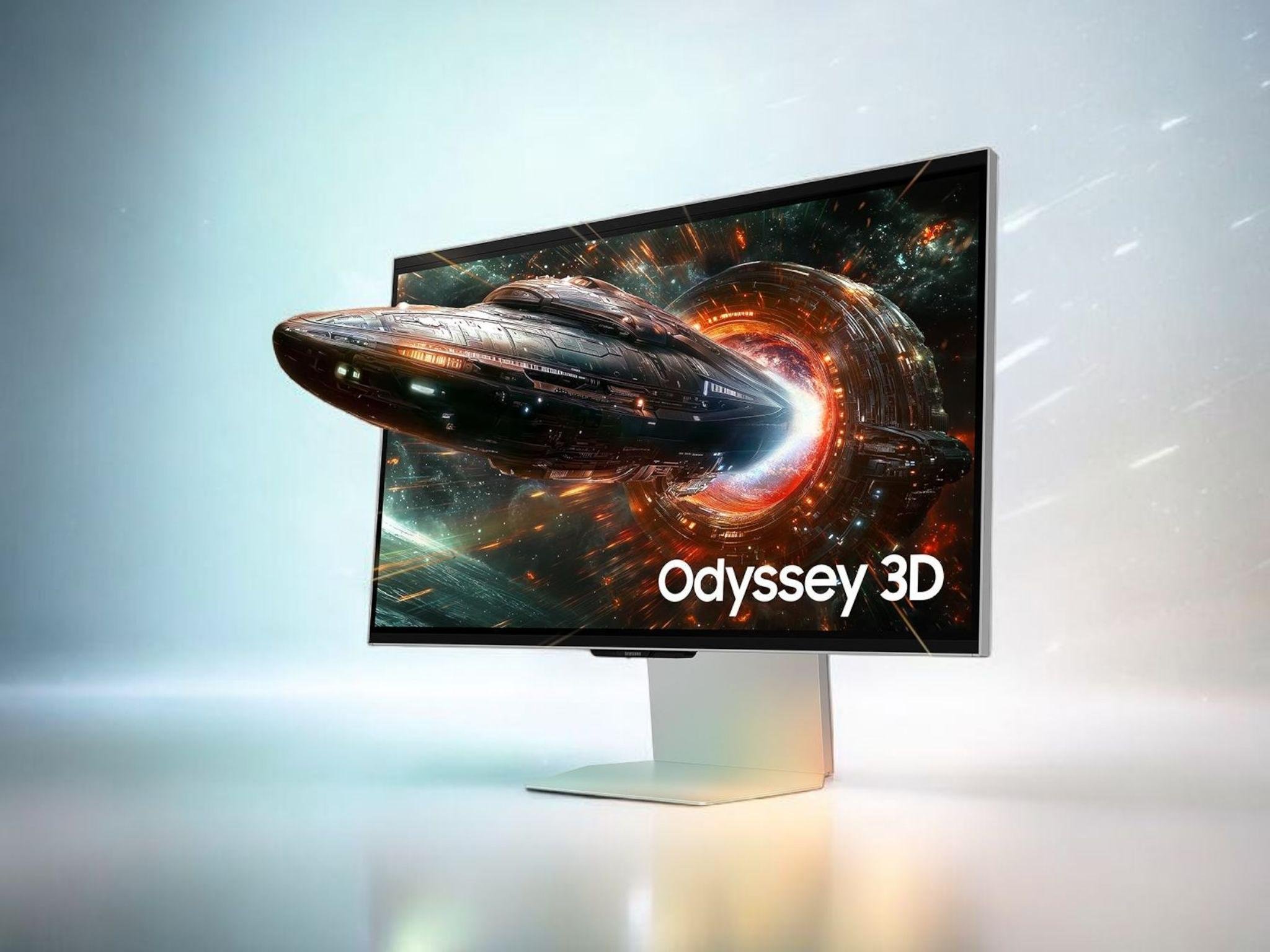 Le Samsung Odyssey 3D prend le pari risqué de la 3D sans lunette © Visuel produit - Samsung