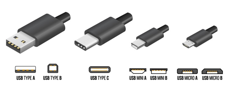 L'USB4 utilisera un seul connecteur  : l'USB Type-C. Un hub ou un adaptateur sera nécessaire pour connecter vos autres équipements