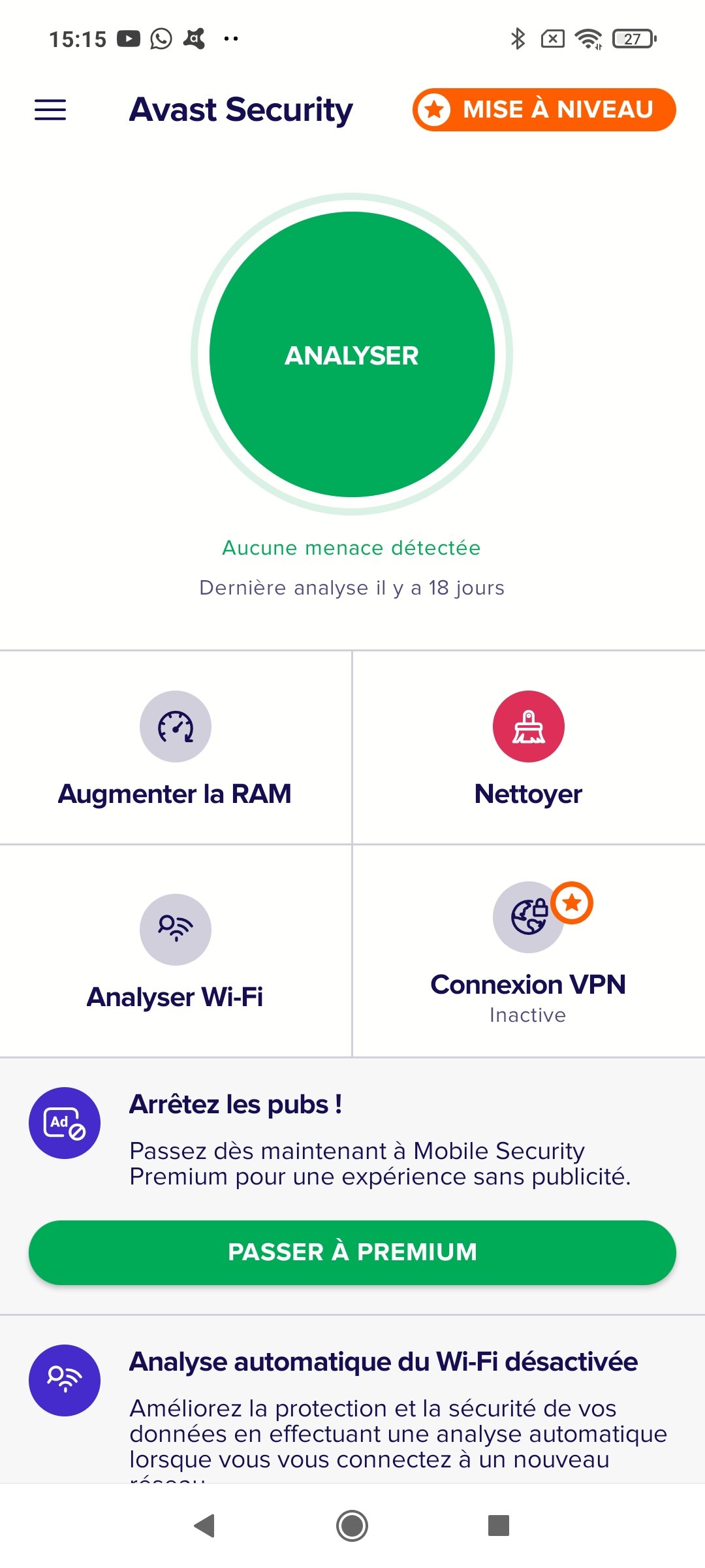 Avast Antivirus Gratuit sur Android