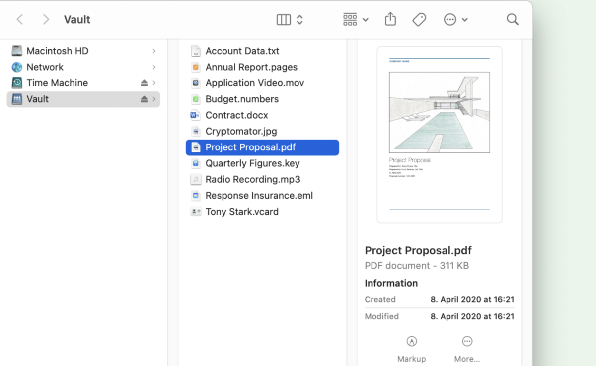 Intégration du chiffrement de Cryptomator à l'explorateur de fichiers