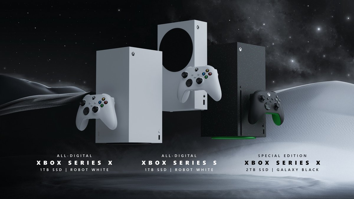 La triplette de nouvelles Xbox commercialisées tout récemment par Microsoft © Microsoft