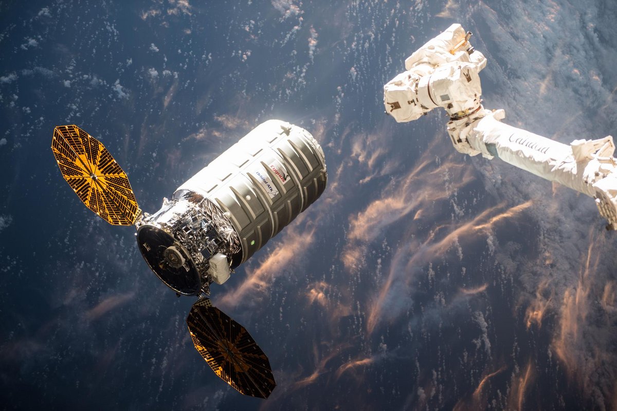 Un super cygnus de désorbitation ? Qui sait. © NASA