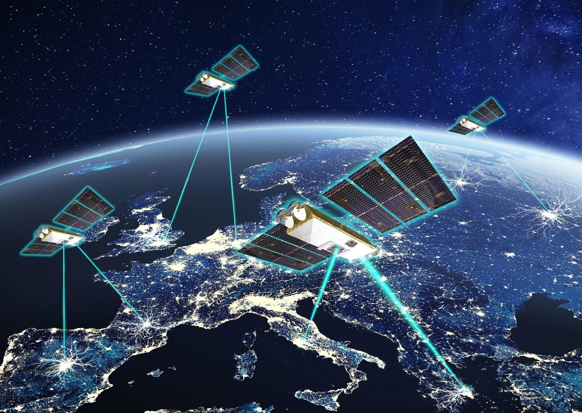 La communication par cryptographie quantique... Pour demain ? Crédits Thales Alenia Space