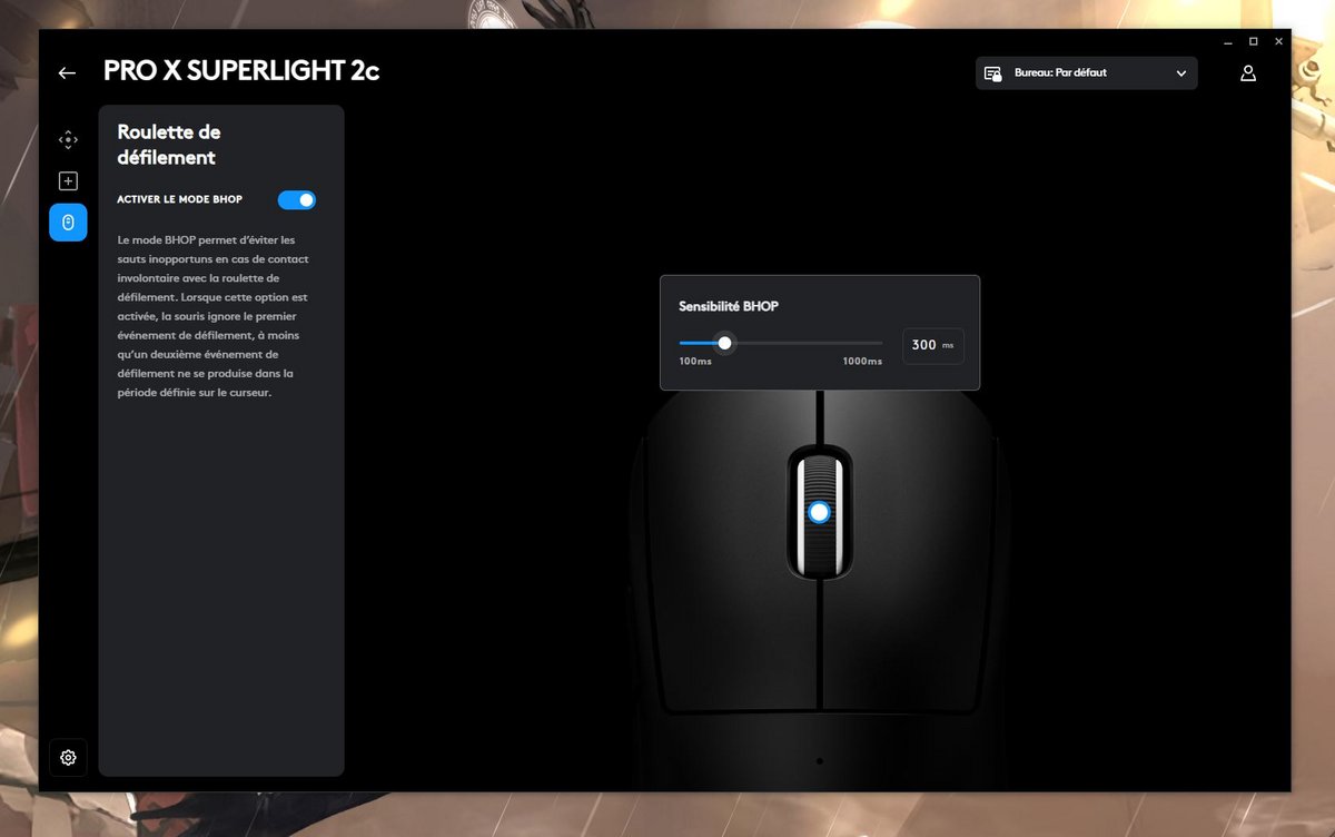 Test Logitech Superlight 2c