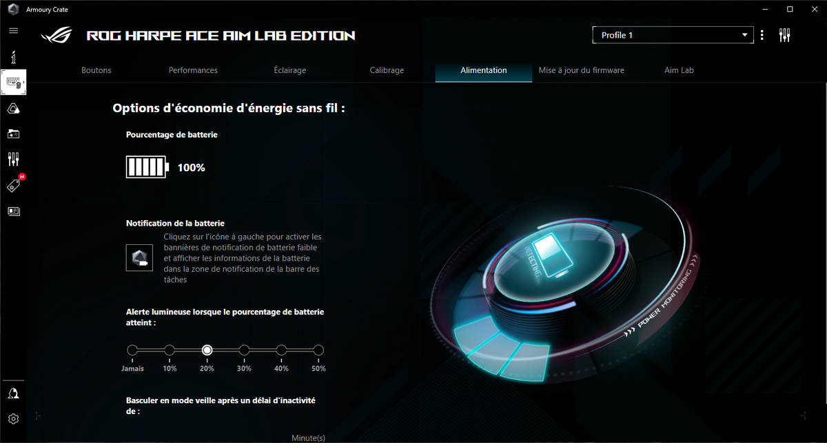 L'interface est claire, quoiqu'un peu lourde © Nerces pour Clubic