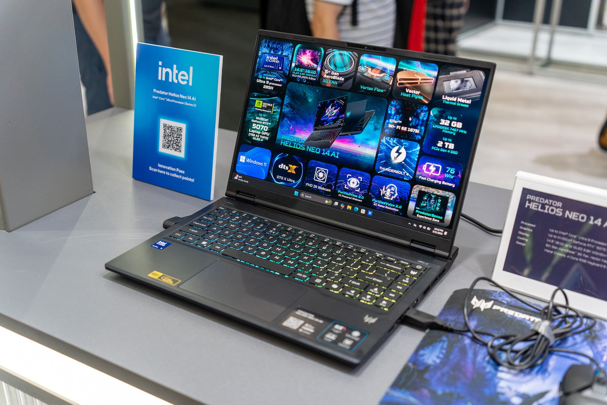 Le Predator Helios Neo 14 AI. © Nathan Le Gohlisse pour Clubic