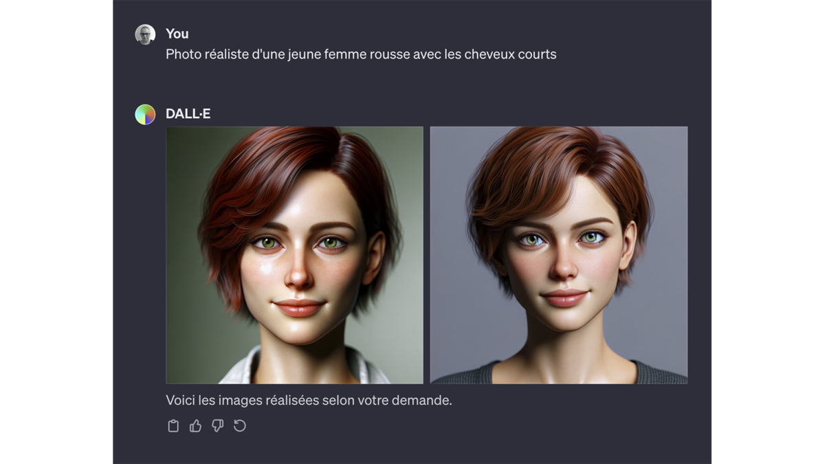 Photos « réalistes » générées avec DALL·E 3 © Pascale Duc pour Clubic