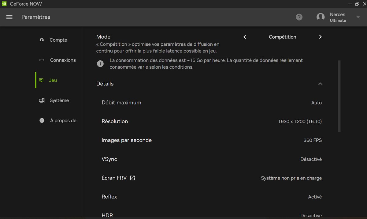 NVIDIA GeForce NOW petit laptop