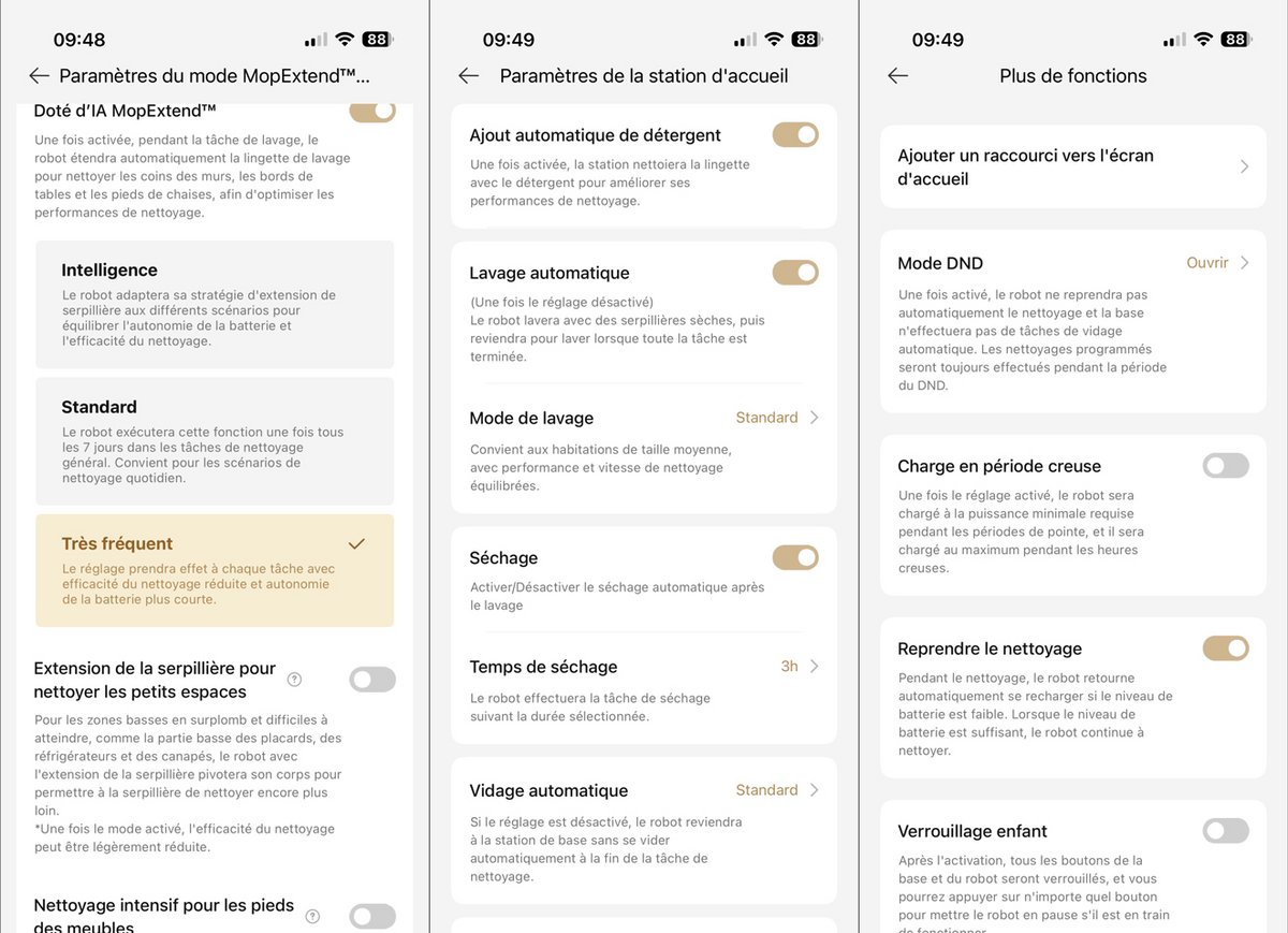 De nombreux paramètres peuvent être ajustés. ©Charles Gouin-Peyrot pour Clubic