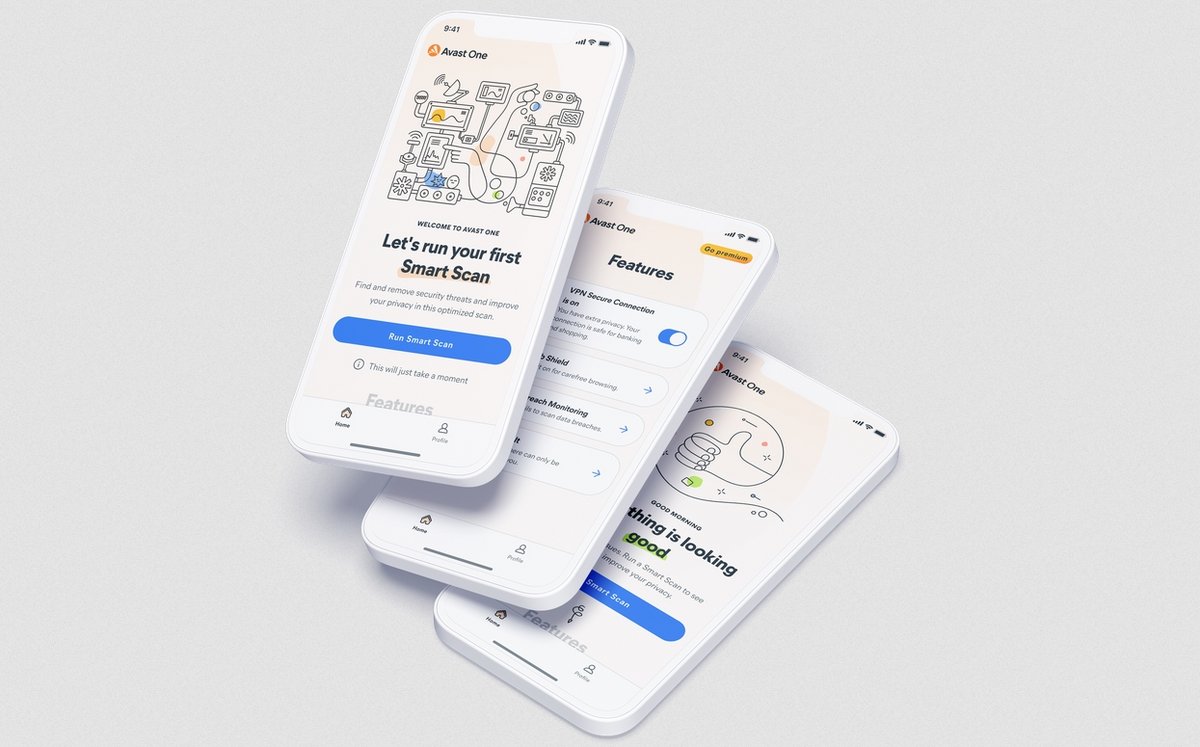 Avast One vous accompagne aussi sur votre smartphone.