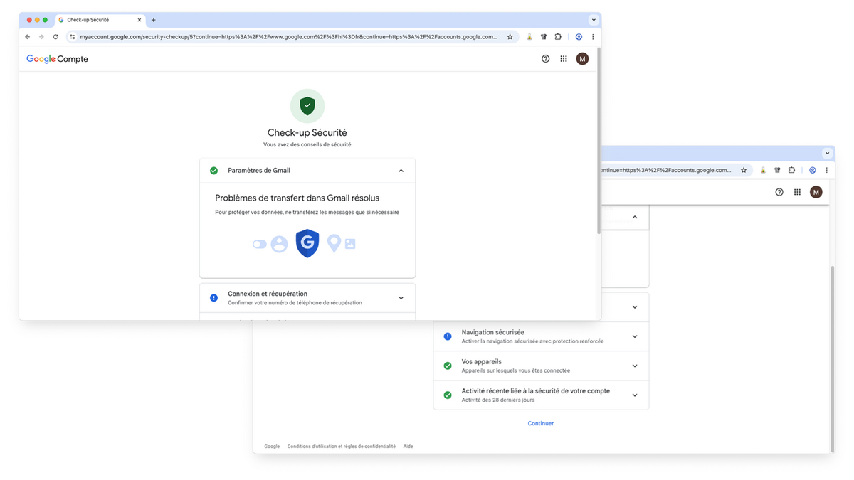 check up securite google