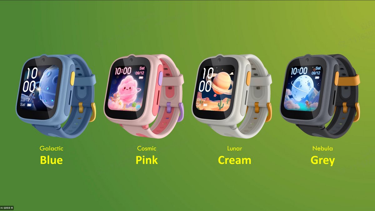 La nouvelle Kids Watch sera disponible en quatre coloris différents.©TCL