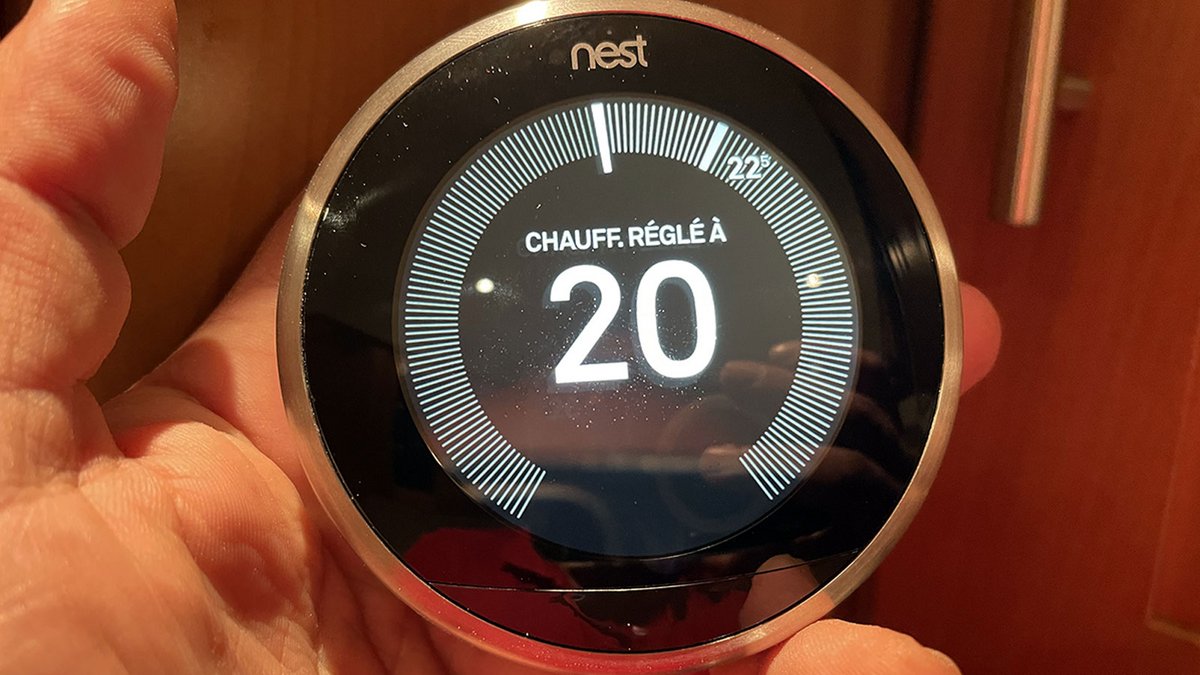 L'interface de l'app est très proche de celle du thermostat