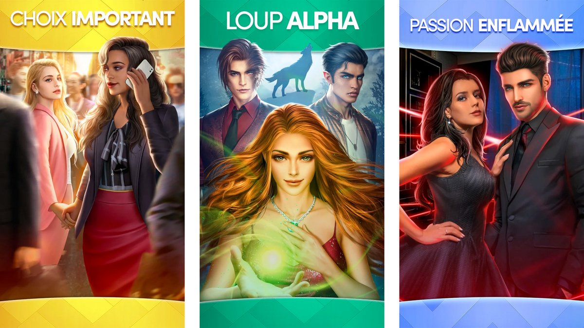 Chapters propose des histoires interactives variées avec progression synchronisée, communauté active et immersion renforcée par les choix du lecteur - © Chapters