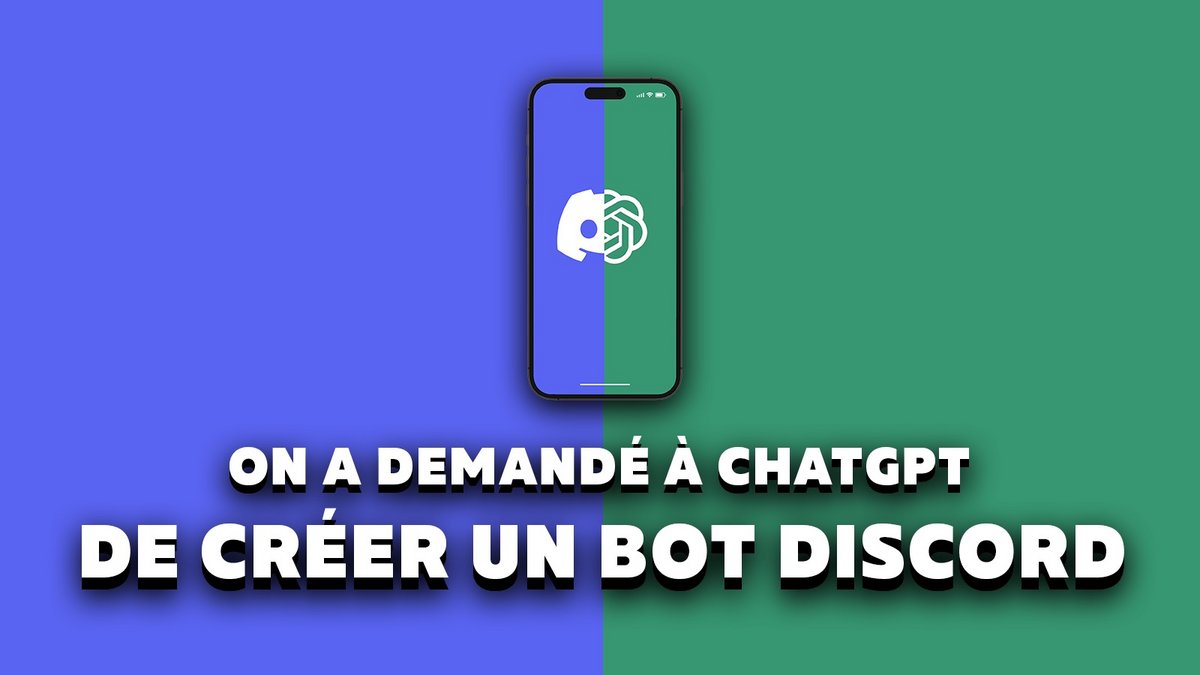 On a demandé à ChatGPT de créer un bot Discord