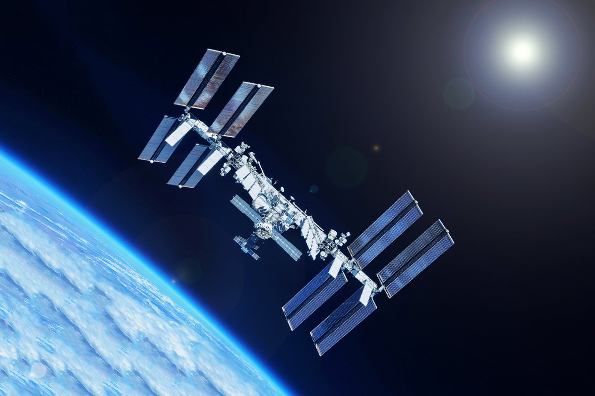 La Station spatiale internationale, en orbite autour de la Terre. © Artsiom P / Shutterstock