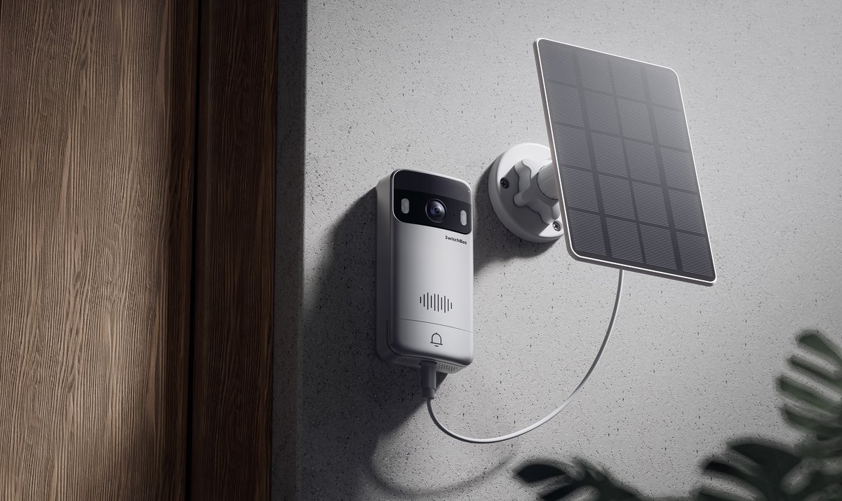 Vous pouvez opter pour un panneau solaire pour éviter tout risque de panne ©Switchbot