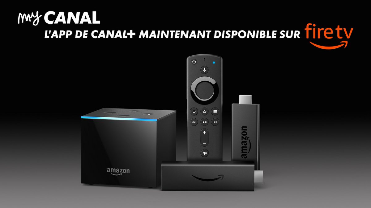 application myCANAL sur les Fire TV