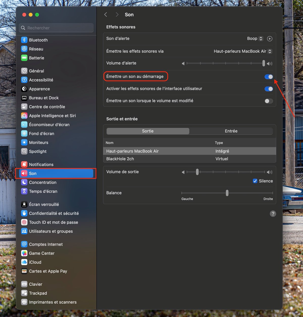 Vous pouvez aussi désactiver le son émis au démarrage de macOS // © Clubic