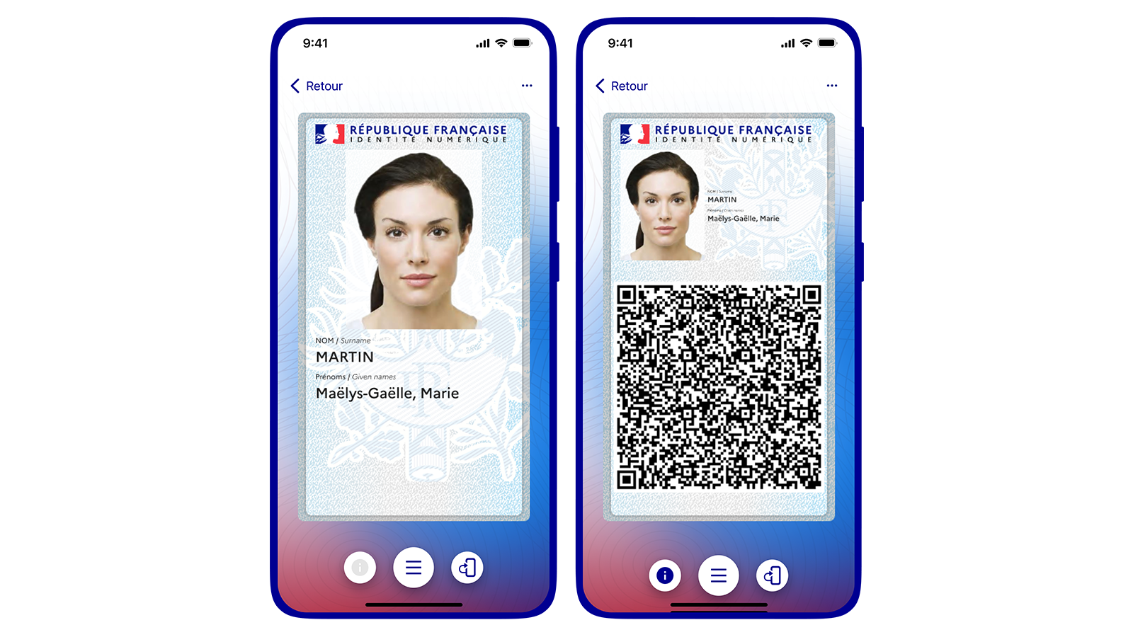 Un QR Code chiffré, mais inutile à l'accès en gare © France Identité