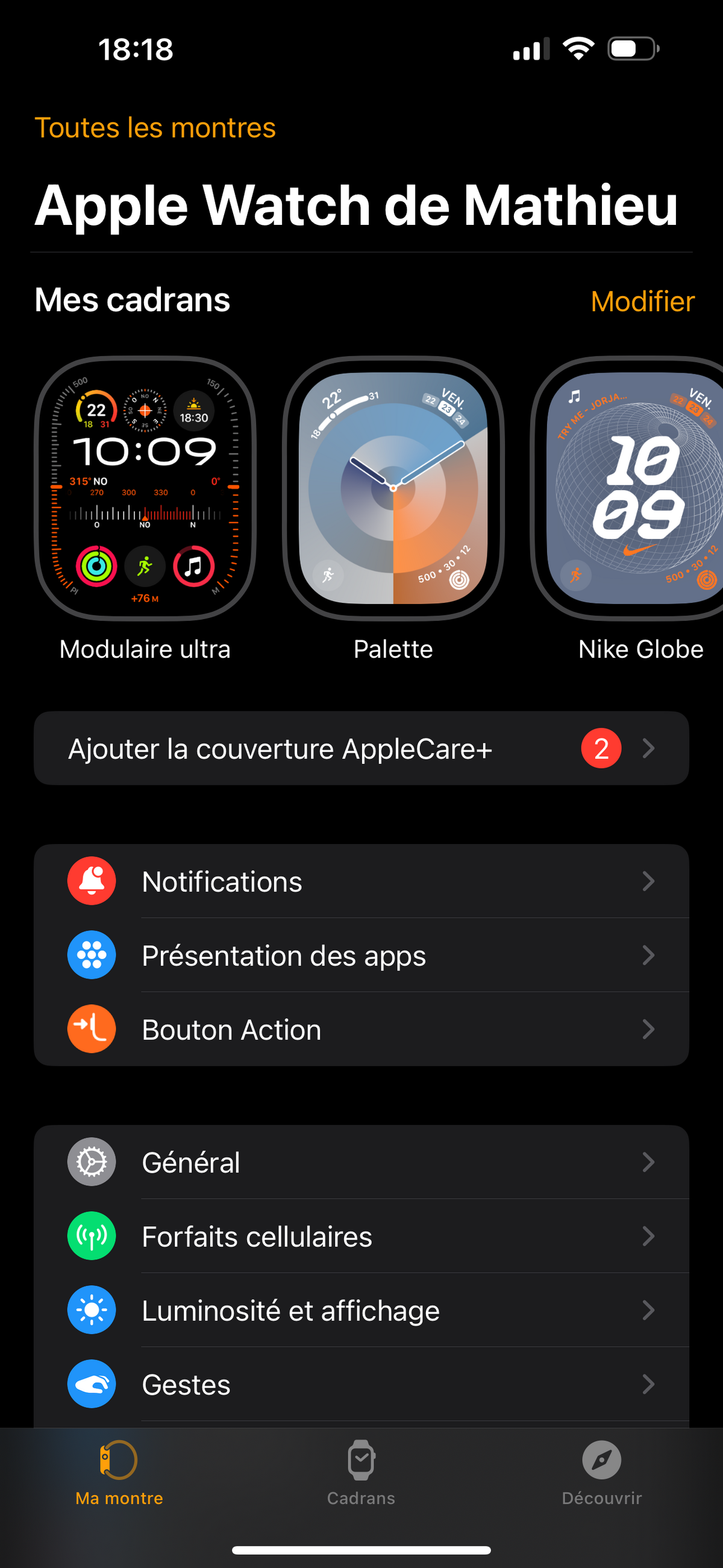 Test Apple Watch Ultra 2