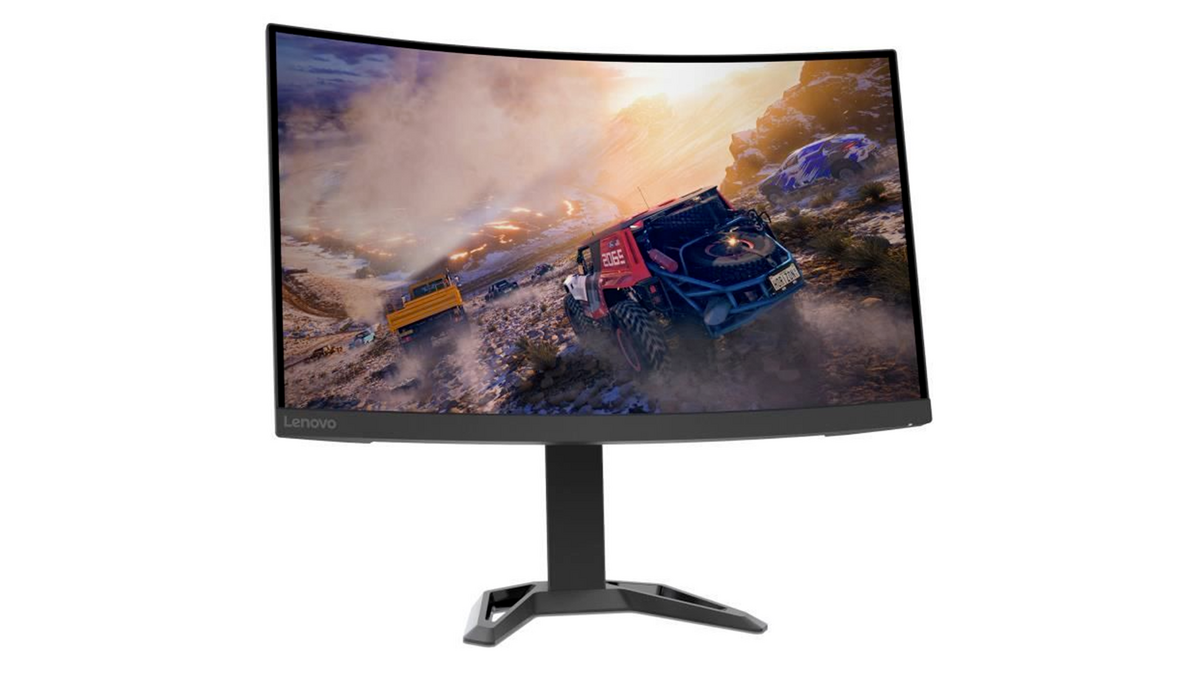 Le Lenovo G27c-30 est une dalle incurvée 1500R quasiment borderless qui va jusqu'à 165 Hz