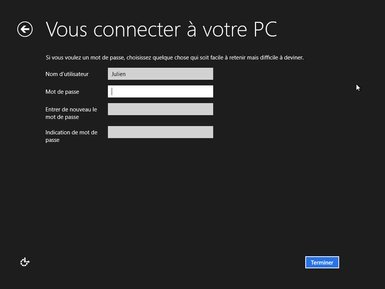 Création d'un compte local pour son PC