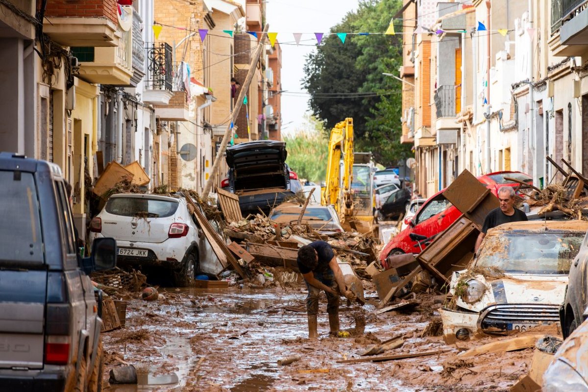 Les dégâts causés par les inondations en Espagne en octobre 2024 © Vicente Sargues / Shutterstock