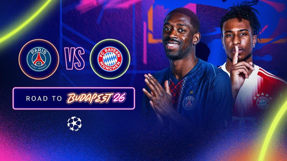 Le gagnant de la double confrontation PSG-Bayern ira en finale de la Ligue des champions à Budapest, le 30 mai prochain. ©UEFA
