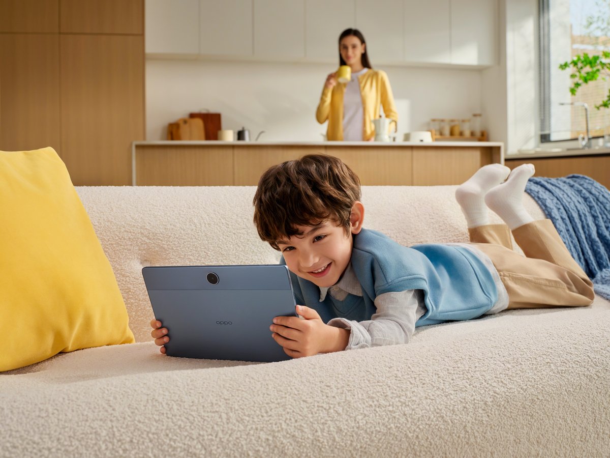 Le dos tout en alu du Pad SE est plutôt réussi. ©OPPO