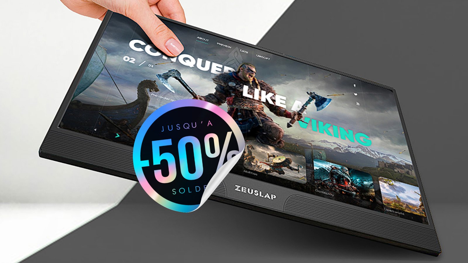 L'écran tactile nomade Zeuslab