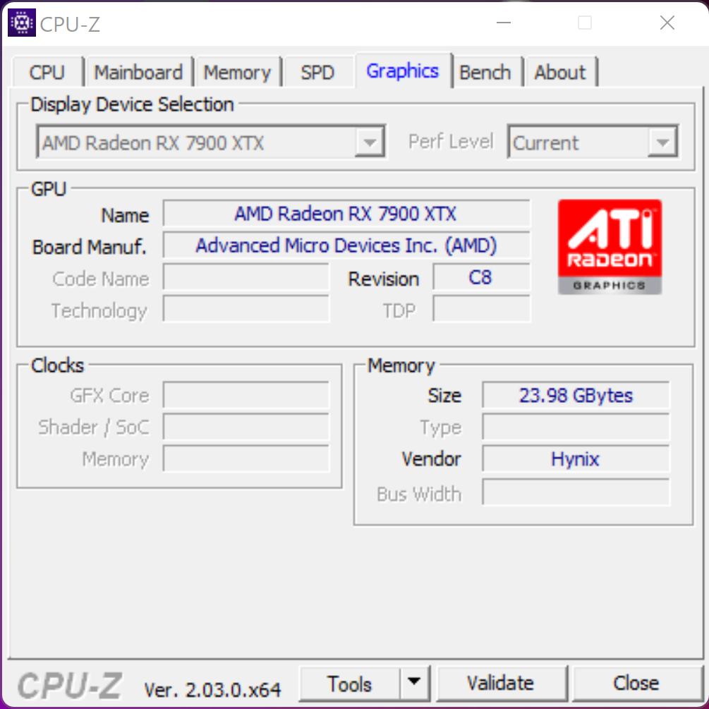 AMD Radeon RX 7900XT/XTX
