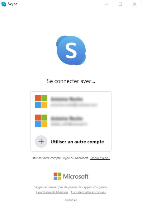 Skype compte